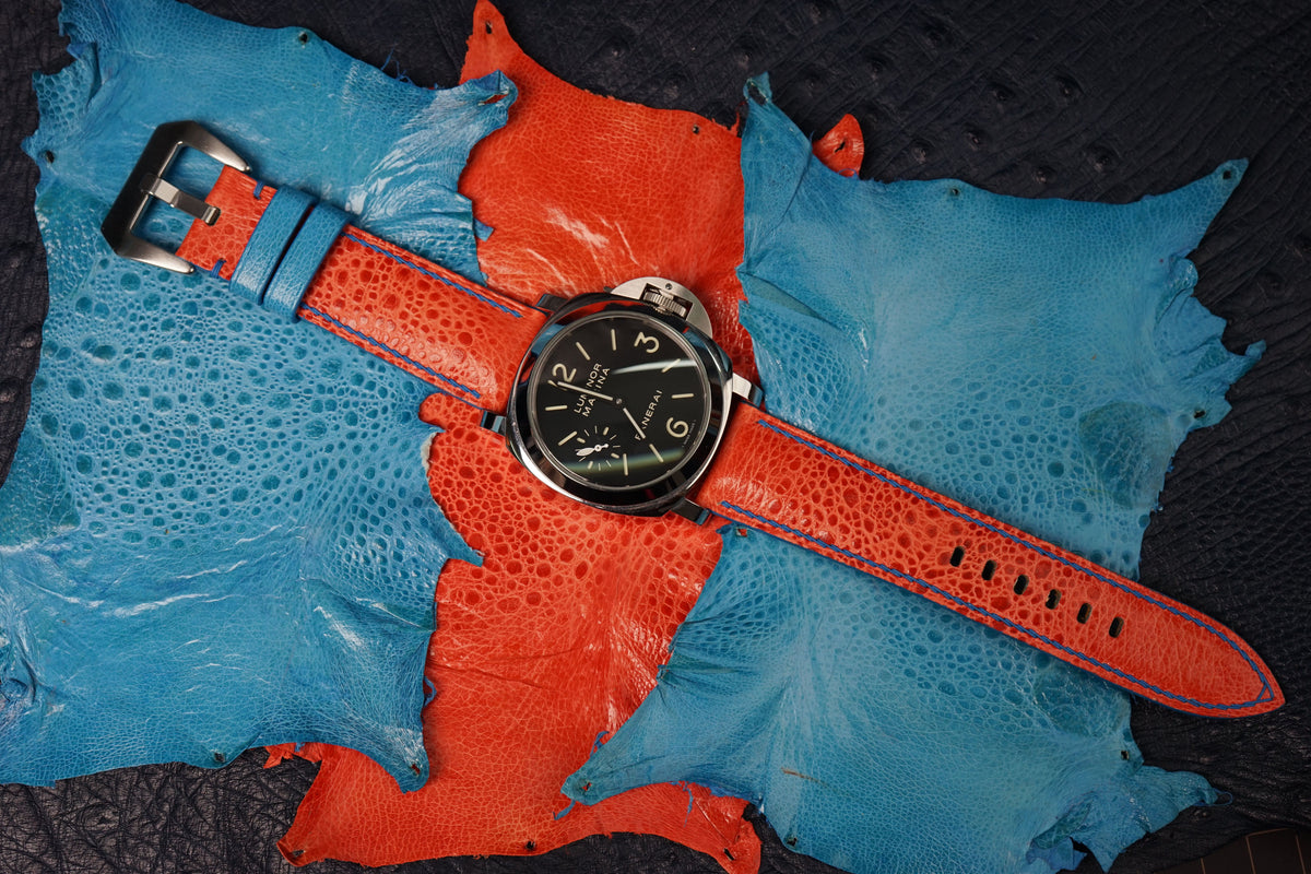 Toad leather watch strap collection by Kentostraps