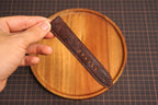 Bespoke Black Burgundy Exotic Leather Watch Strap for Panerai 20/22/24/26/27mm