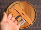 Bespoke Black Nubuck Babele Leather Watch Strap, Panerai Watch Band 20/22/24/26/27mm