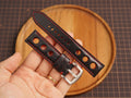 Bespoke Black Red Rally Racing Buttero Leather Watch Strap, Perforated Watch Band