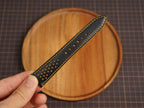 Bespoke Black Yellow Rally Racing Buttero Leather Watch Strap, Perforated Watch Band