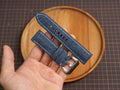 Handmade Blue Jean Denim Watch Strap for Panerai 20/22/24/26/27mm