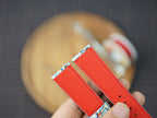 Bespoke Blue Red Yellow Exotic Alligator Leather Watch Strap, Dress Watch Band