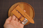 Bespoke Brown Ostrich Leather Watch Strap for Panerai 20/22/24/26/27mm