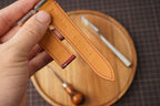 Bespoke Burgundy Alligator Leather Watch Strap for Cartier Santos, Roadster, Dumont