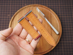 Bespoke Burgundy Alligator Leather Watch Strap for Cartier Santos, Roadster, Dumont