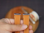 Bespoke Burgundy Lizard Leather Watch Strap for Cartier Santos, Roadster, Dumont