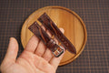 Bespoke Chocolate Brown Ostrich Leather Watch Strap