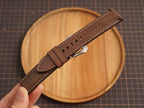 Bespoke Chocolate Brown Pueblo Leather Watch Strap for Panerai 20/22/24/26/27mm