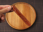Bespoke Cognac Brown Ostrich Leather Watch Strap