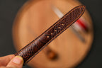 Bespoke Dark Brown Ostrich Leather Watch Strap