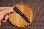 Bespoke Dark Navy Ostrich Leather Watch Strap