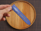 Bespoke Double Pearl Navy Blue Stingray Leather Watch Strap for Panerai 20/22/24/26/27mm