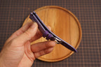 Bespoke Purple Double Pearl Stingray Leather Watch Strap 16/17/18/19/20/22/24/26/27mm