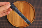 Bespoke Bronze Navy Exotic Leather Watch Strap