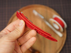 Bespoke Red Alligator Leather Watch Strap for Cartier Santos, Dumont, Roadster