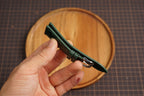 Bespoke Forest Green Ostrich Leather Watch Strap