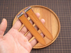 Bespoke Glossy Purple Alligator Leather Watch Strap for Cartier Santos, Roadster