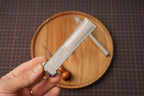 Bespoke Light Gray Alligator Leather Watch Strap for Omega with Deployant Clasp