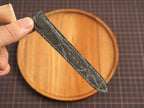 Bespoke Gray Nubuck Exotic Leather Watch Strap, Dress Watch Band