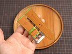 Bespoke Lime Green Alligator Leather Watch Strap for Panerai 20/22/24/26/27mm