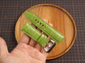 Bespoke Lime Green Alligator Leather Watch Strap for Panerai 20/22/24/26/27mm