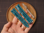 Bespoke Ocean Blue Alligator Leather Watch Strap for Omega with Deployant Clasp