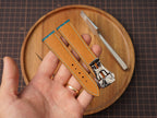 Bespoke Ocean Blue Alligator Leather Watch Strap for Omega with Deployant Clasp