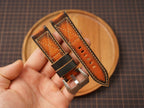 Bespoke Patina Brown Leather Watch Strap for Panerai 20/22/24/26/27mm