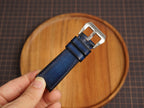 Bespoke Hand-dyed Patina Navy Leather Watch Strap for Panerai 20/22/24/26/27mm