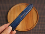 Bespoke Hand-dyed Patina Navy Leather Watch Strap for Panerai 20/22/24/26/27mm