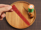 Bespoke Red Nubuck Exotic Leather Watch Strap, Dress Watch Band