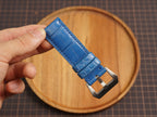 Bespoke Royal Blue Alligator Leather Watch Strap for Panerai 20/22/24/26/27mm