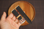 Bespoke Single Pearl Beige Stingray Leather Watch Strap