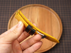 Bespoke Yellow Ostrich Leather Watch Strap for Panerai 20/22/24/26/27mm with Black Keeper