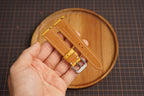 Bespoke Yellow Ostrich Leather Watch Strap