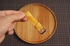 Bespoke Yellow Ostrich Leather Watch Strap