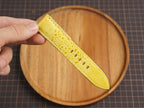 Bespoke Yellow Toad Leather Watch Strap for Panerai 20/22/24/26/27mm