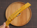 Bespoke Yellow Ostrich Leather Watch Strap for Panerai 20/22/24/26/27mm