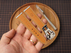 Bespoke Grayish Blue Alligator Leather Watch Strap with Deployant Clasp