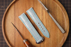 Bespoke Light Blue Alligator Leather Watch Strap for Omega 18/19/20/21/22mm with Deployant Clasp 16/18/20mm