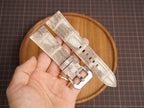 Bespoke Himalayan Alligator Leather Watch Strap for Panerai 20/22/24/26/27mm