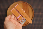 Bespoke Light Pink Alligator Leather Watch Strap for Panerai 20/22/24/26/27mm