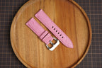 Bespoke Light Pink Alligator Leather Watch Strap for Panerai 20/22/24/26/27mm