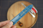 Bespoke Blue Glossy Alligator Leather Watch Strap for Panerai 20/22/24/26mm