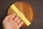 Bespoke Light Yellow Alligator Leather Watch Strap for Panerai 20/22/24/26mm