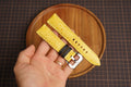 Bespoke Yellow Toad Leather Watch Strap for Panerai 20/22/24/26/27mm