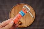 Bespoke Orange Toad Leather Watch Strap for Panerai 20/22/24/26/27mm, Exotic Leather Watch Strap