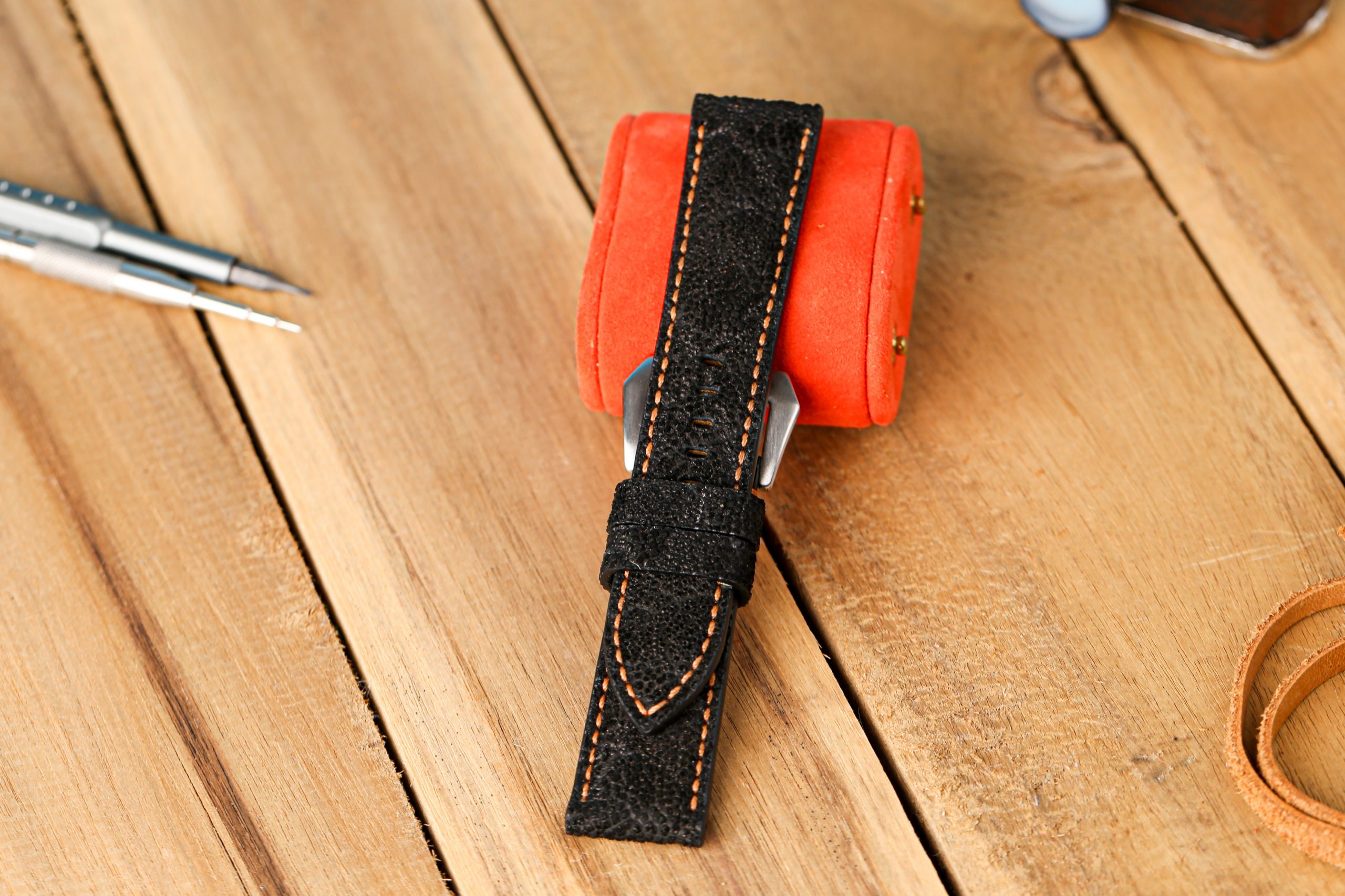 Black Elelephat Watch Strap (1)