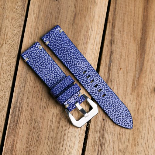 No Pearl Blue Stingray Watch Strap